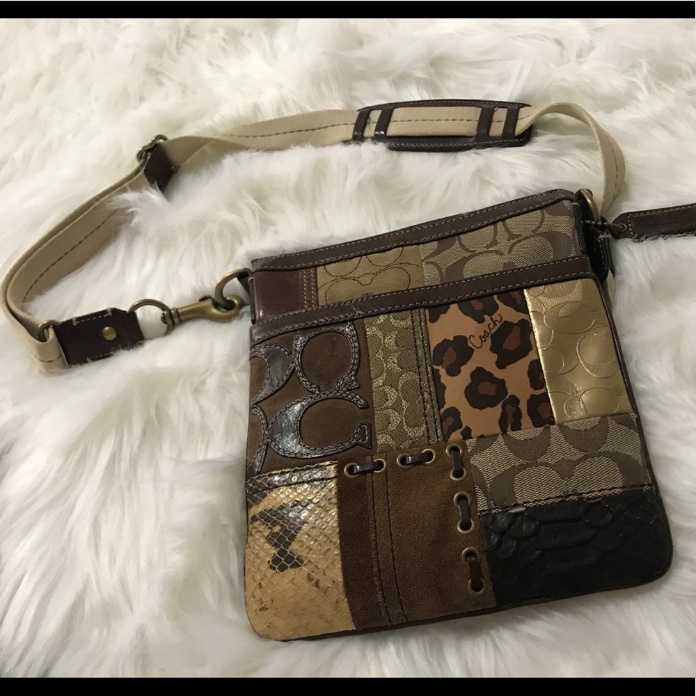COACH Patchwork Crossbody Shoulder Bag